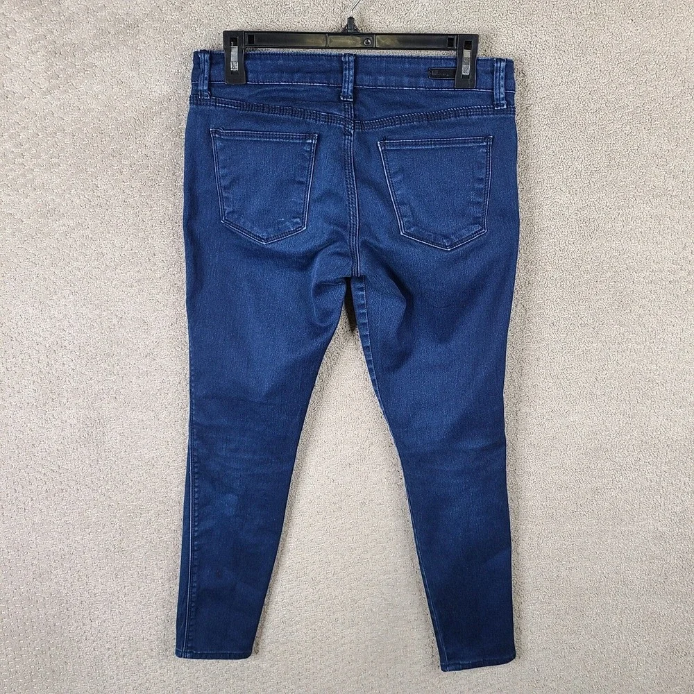 Kut From The Kloth Jeans Womens 2 Blue Brigitte Ankle‎ Skinny Dark Wash Stretch